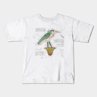 Ancient crane bird Kids T-Shirt